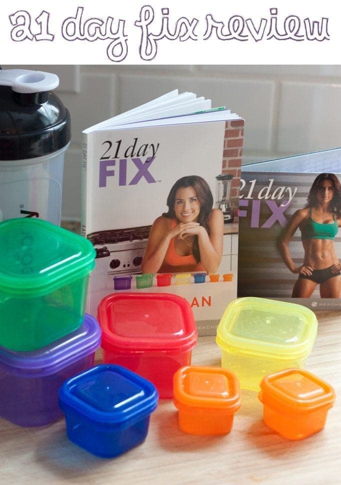 Pin this image to save my review of the 21 Day Fix for later! 21 Day Fix