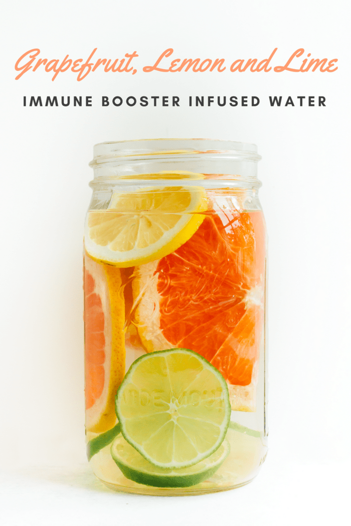 Grapefruit, Lemon and Lime Infused Water // Immune Booster Grapefruit, Lemon and Lime Infused Water // Immune Booster