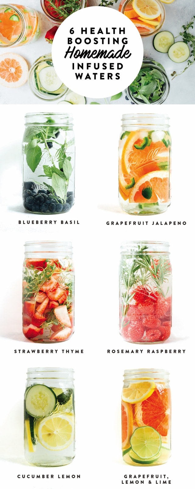 Heathy Infused Water Six Ways! Heathy Infused Water Six Ways!