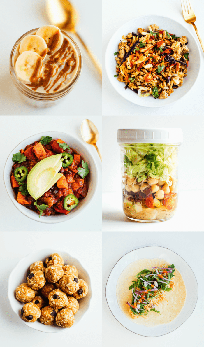 A collage of recipes from Fit With Five A collage of recipes from Fit With Five