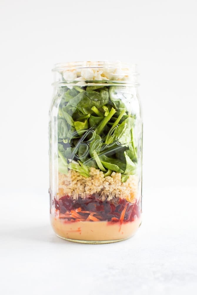 Beet Power Mason Jar Salad Beet Power Mason Jar Salad