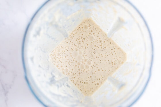 Blender with ranch dressing.