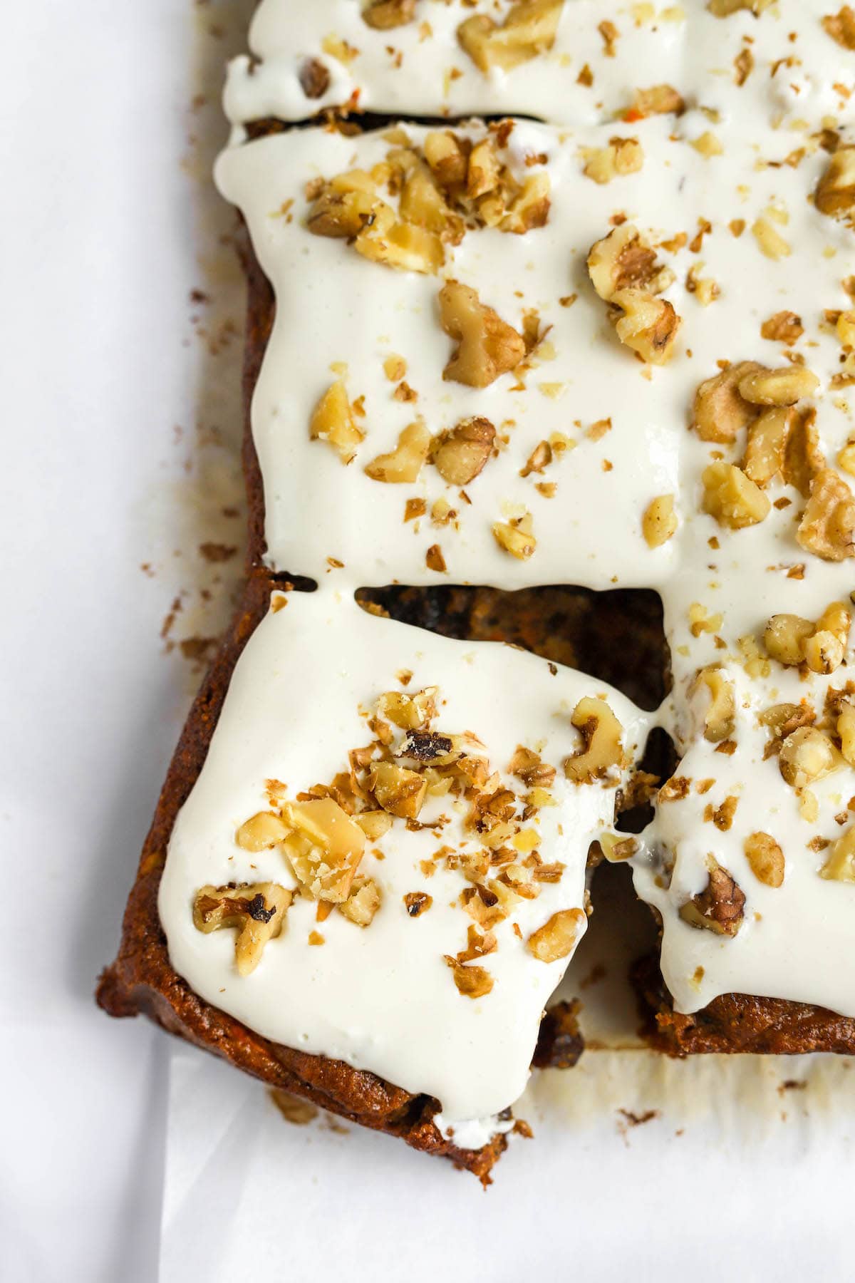 Carrot-Cake-Bars-2.jpg A carrot cake bar close up.