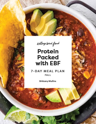 Cover of Protein Packed with EBF Winter High Protein Meal Plan